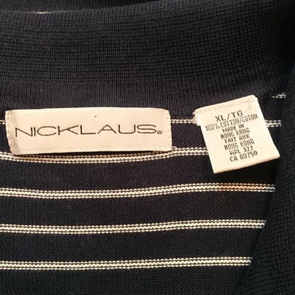 Nicklaus Men's Sweater Blue White Size XLarge - Picture 7 of 7